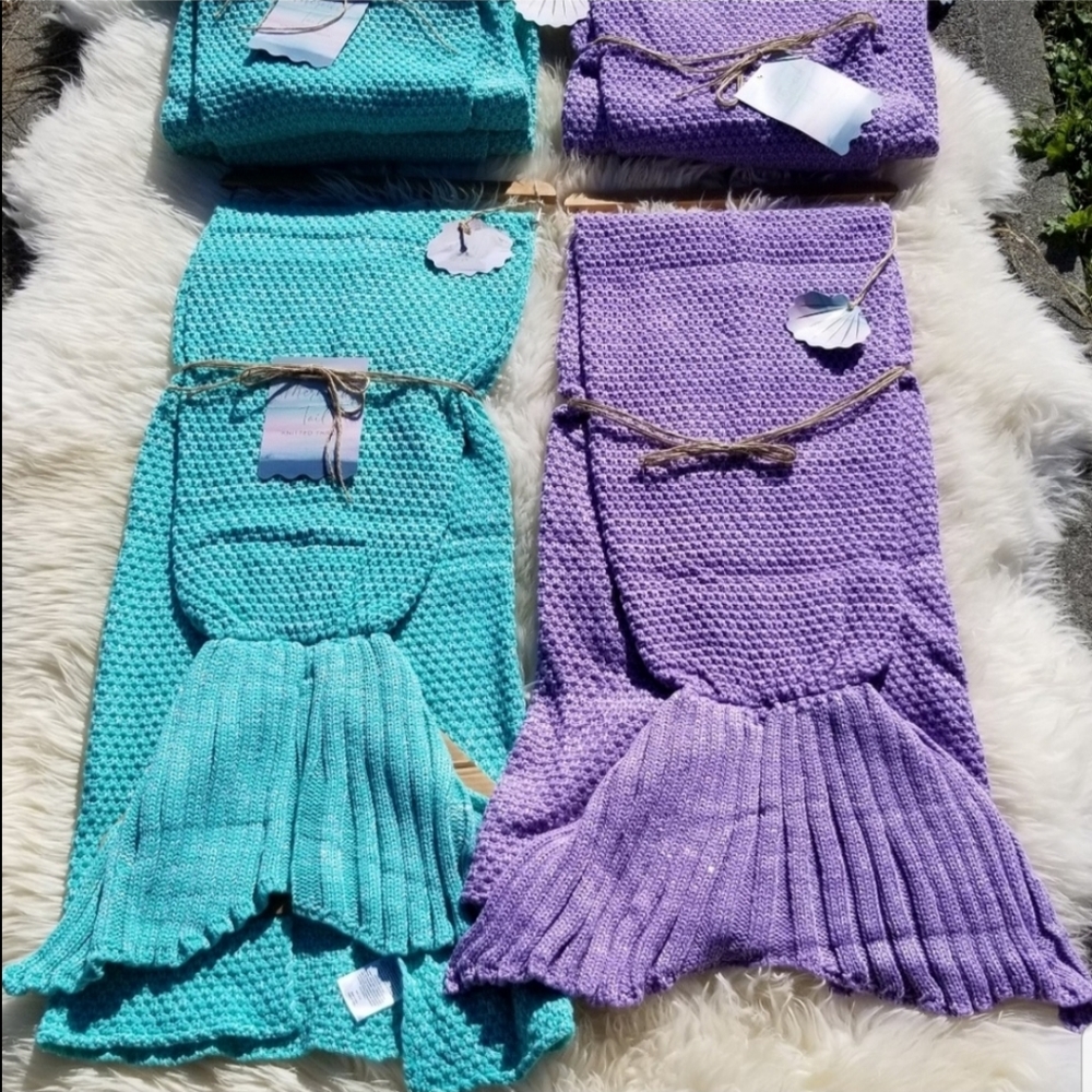 🎉🎉SALE🎉🎉Mermaid Tail Blanket🧜‍♀️💕